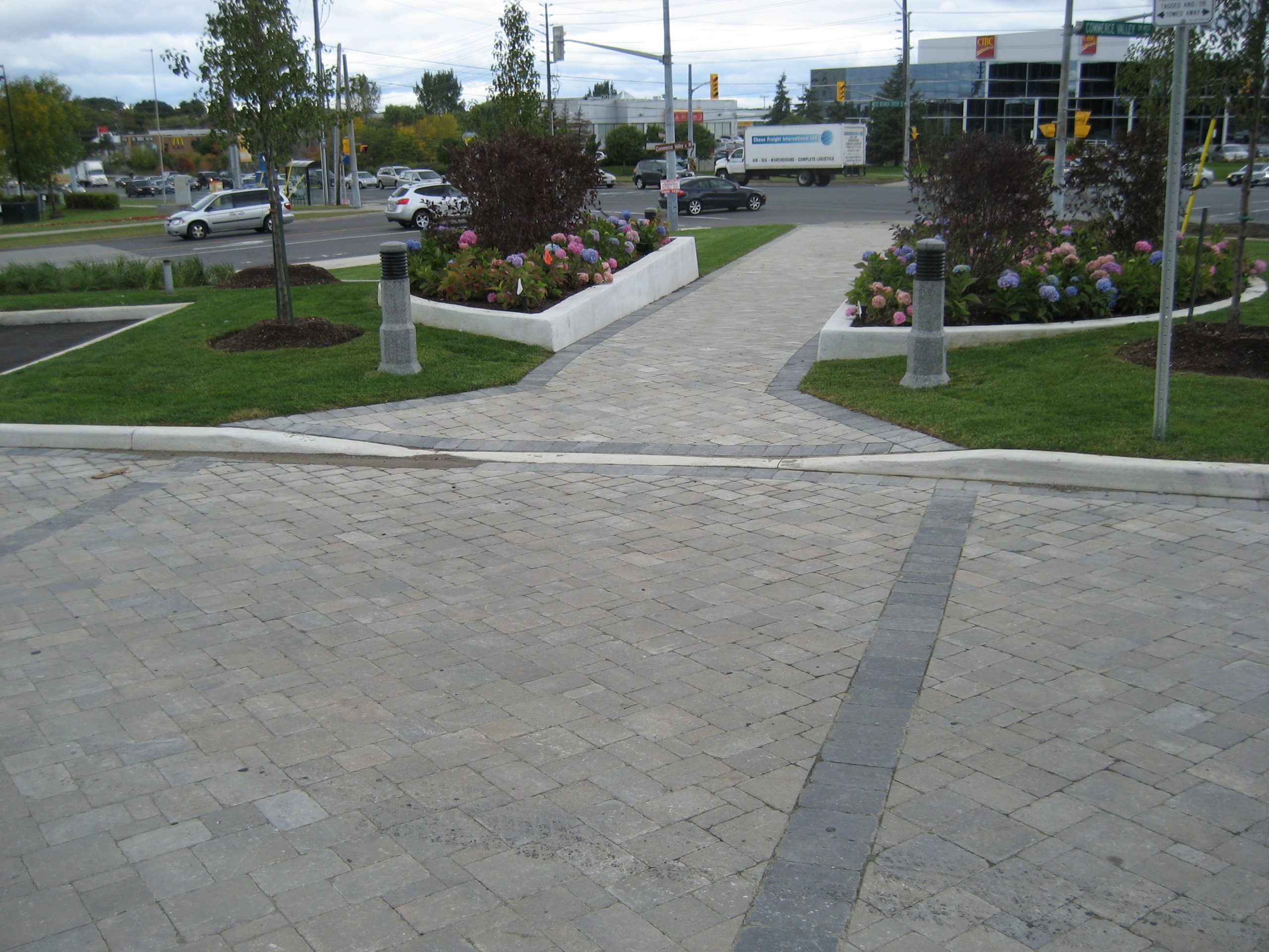 Stone walkway