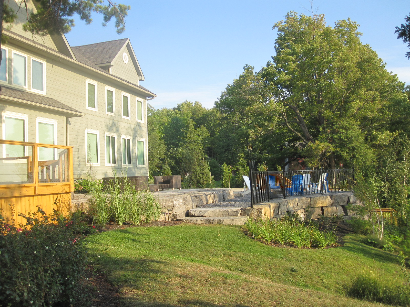 Back of cottage