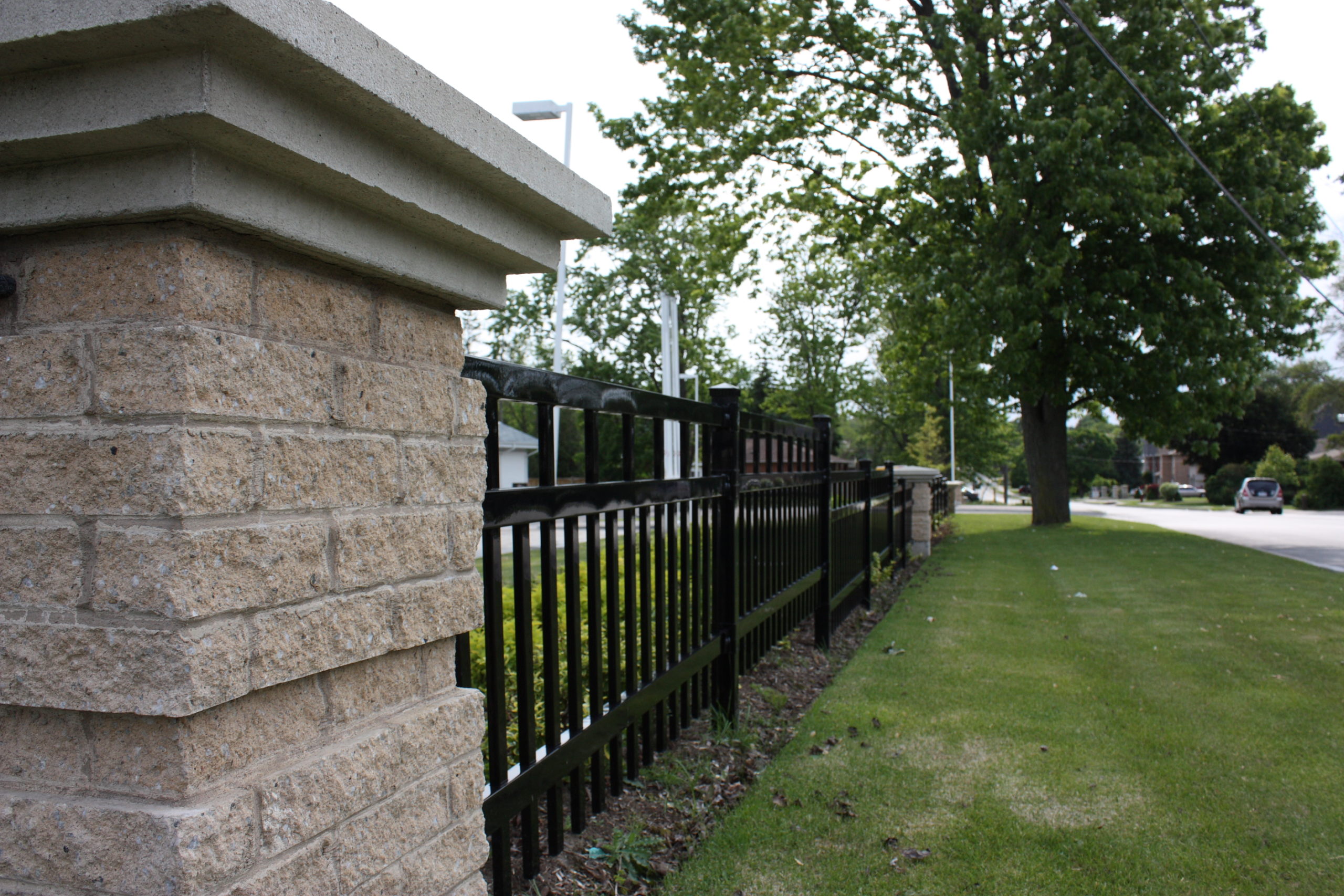 Iron fencing