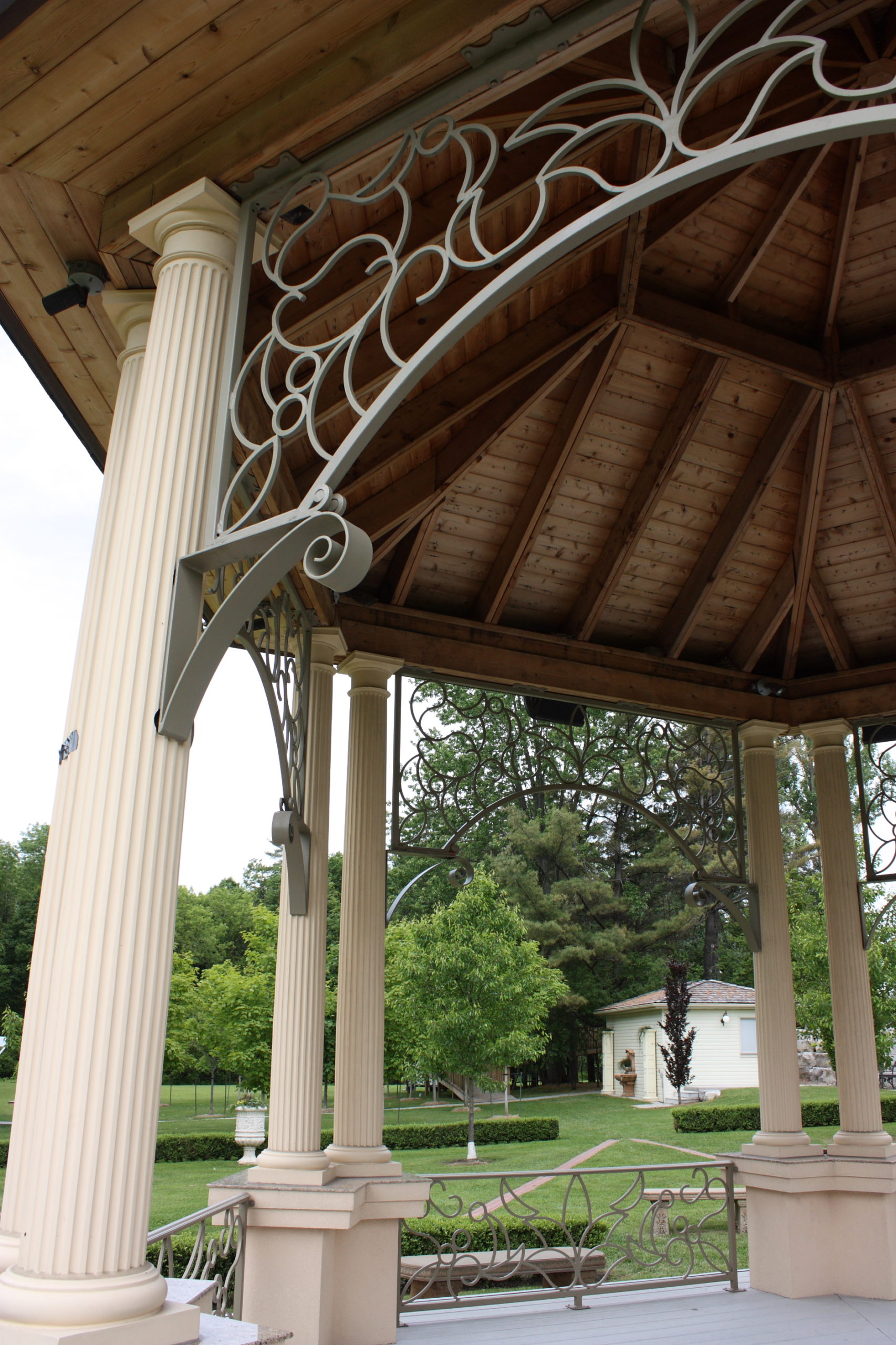 Inside of gazebo